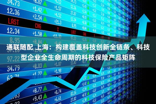通联随配 上海：构建覆盖科技创新全链条、科技型企业全生命周期的科技保险产品矩阵